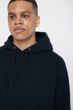 Logo trade corporate gift photo of: Iqoniq Trivor recycled polyester microfleece hoodie